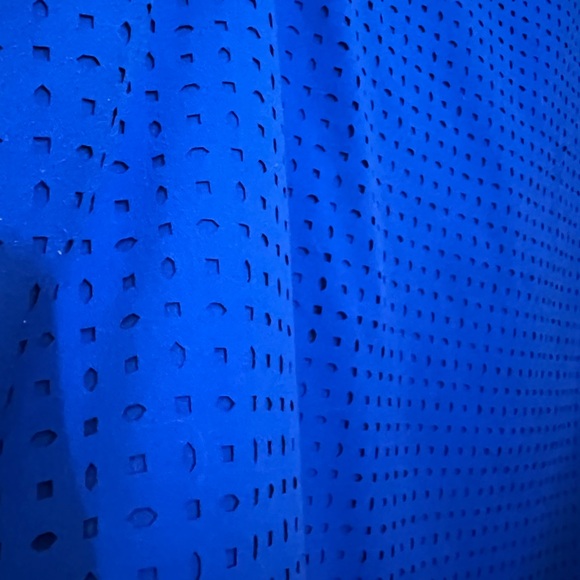 Cynthia Rowley | Electric Blue buttoned sleeveless blouse cutout 1x 14/16 - Picture 6 of 10